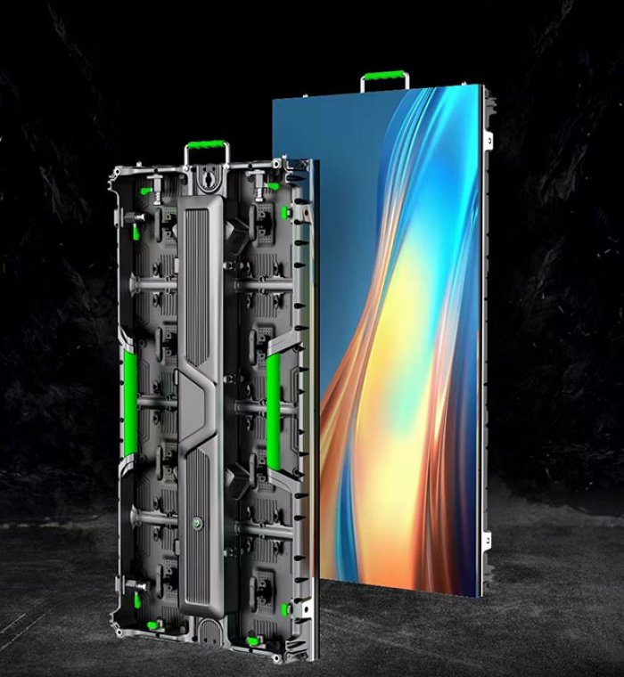P3.91 Outdoor Waterproof Die Casting Aluminum Rental Cabinet 500x1000mm