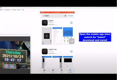 [LEDArt] How to program with Android/iOS